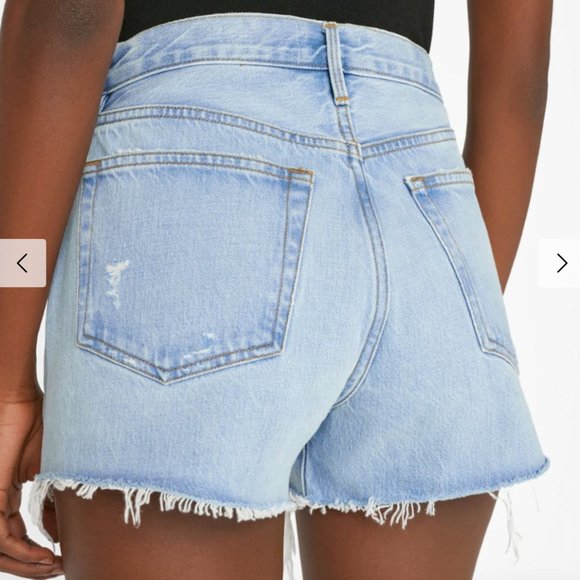 FRAME Women's Le Brigette Short Raw Edge -- Legacy Baines